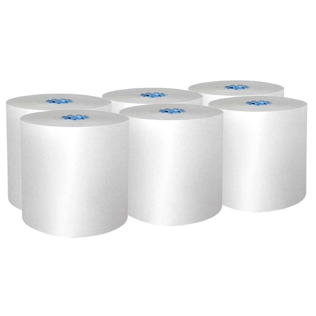 Scott 1-Ply 7.5 in. x 900 ft. Pro Hard Roll Paper Towels with Absorbency Pockets for Scott Pro Dispenser - Blue Core Only (6/Carton)